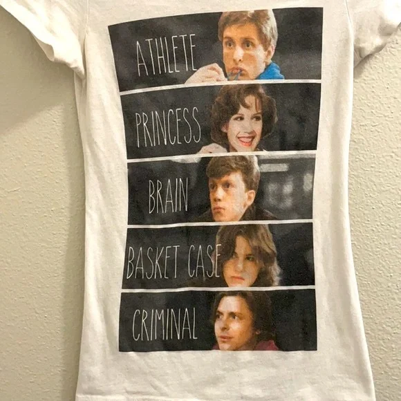 Hot Topic ‘The Breakfast Club’ Fitted T Shirt - Picture 3 of 5